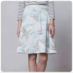 Anthropologie // Maeve // Song Bird Music Skirt